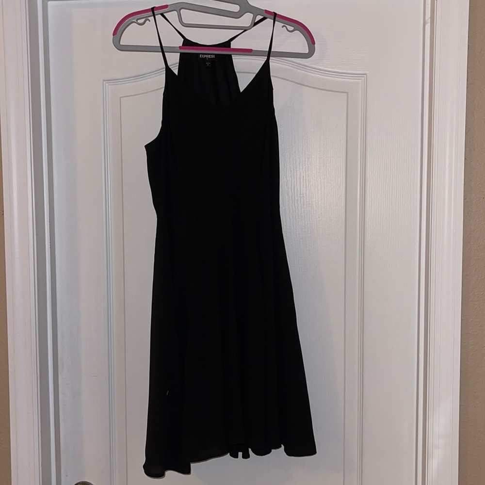 Express Black Skater Dress Size 6